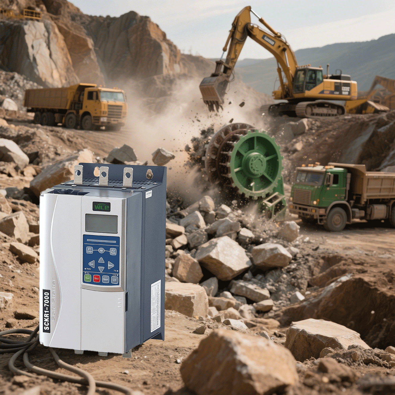 Cài đặt tham số nhanh cho bộ khởi động mềm SCKR1-7000 Series.